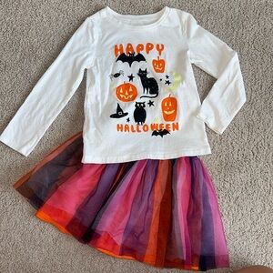 Glow in the Dark Tee with Tulle Skirt